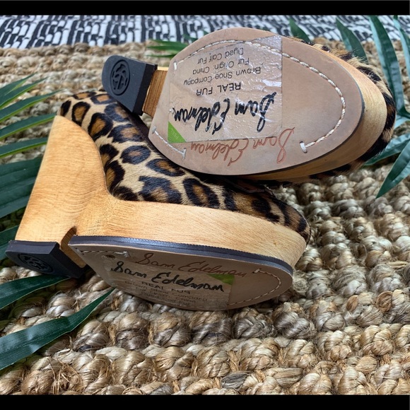 SAM EDELMAN real fur wedge - Picture 5 of 5